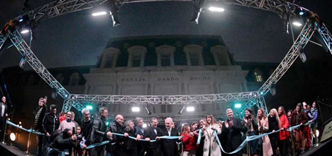 La AEHG La Plata presente en la reinauguración del Pasaje Dardo Rocha