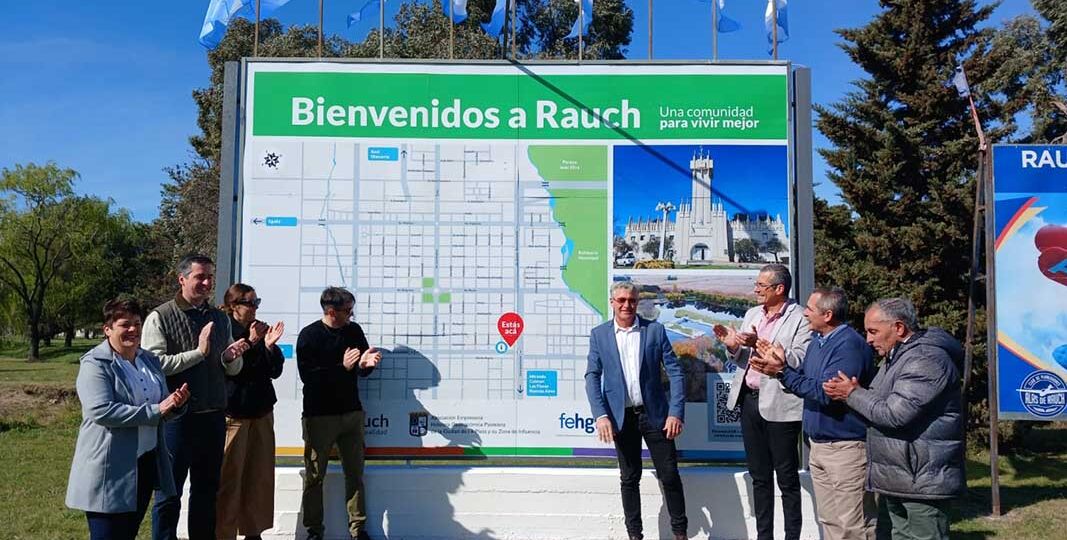 Rauch AEHG La Plata en la inauguración de 2 señaléticas 1